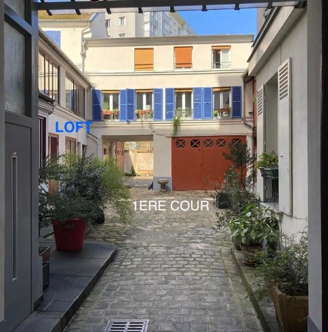 Appartamento Loft Character With A View Of Court Parigi Francia