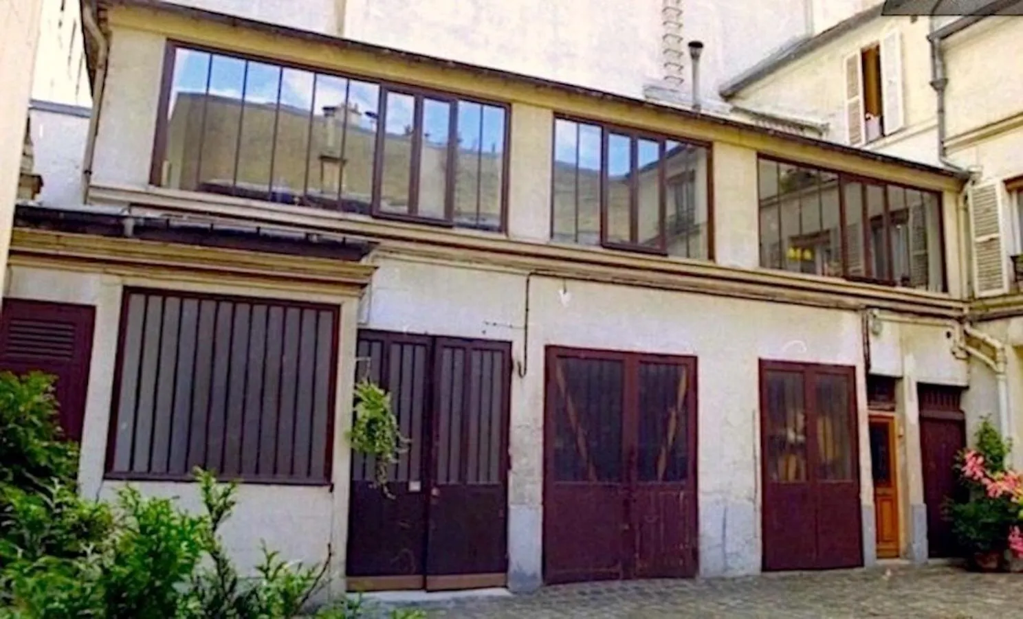 Appartamento Loft Character With A View Of Court Parigi